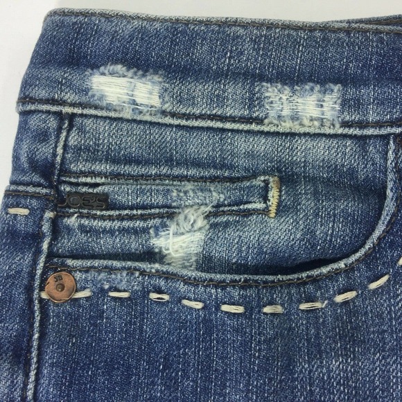 Joe's Jeans Denim Mini Skirt Distressed Stretch 29 - Picture 3 of 10